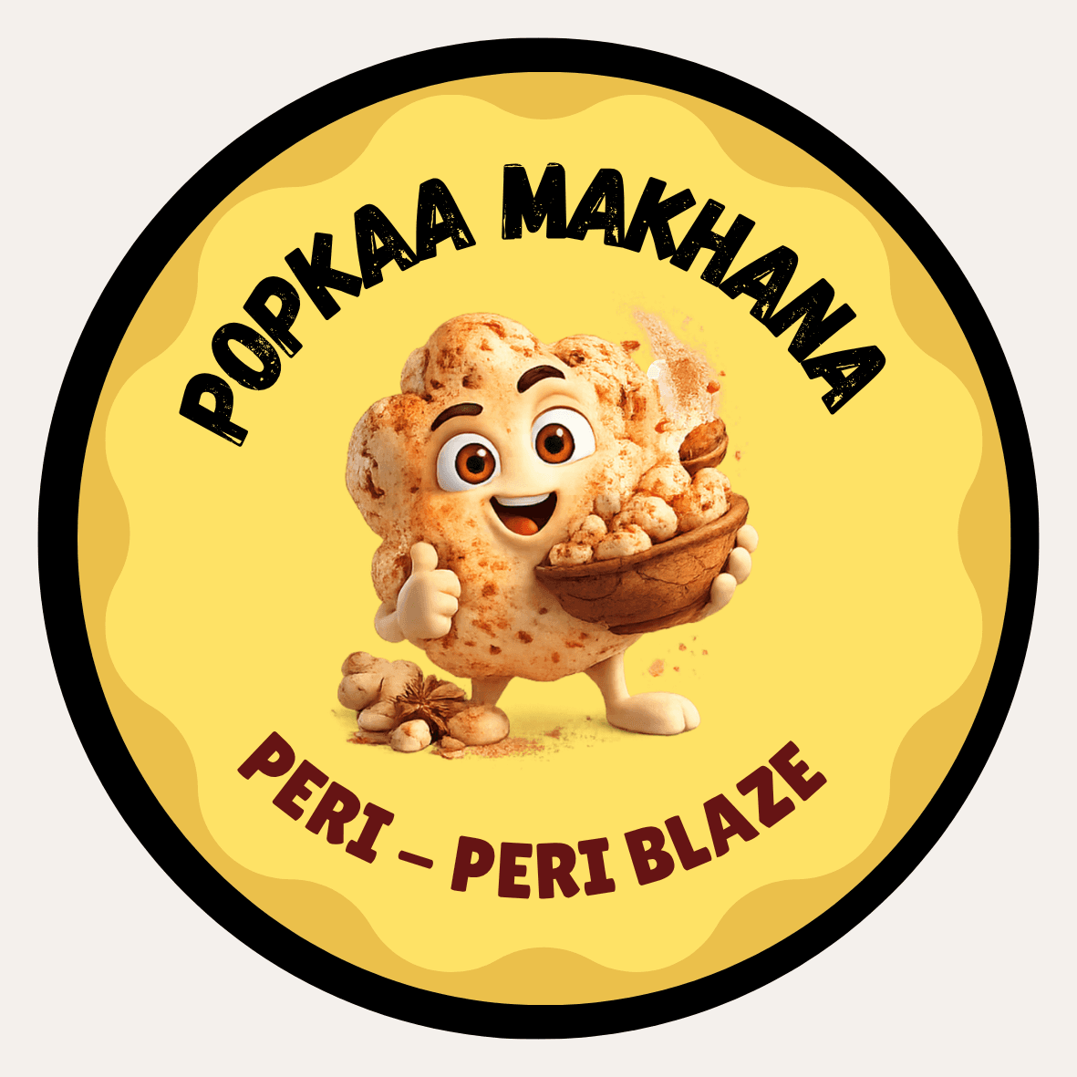 Peri Peri Blaze makhana package