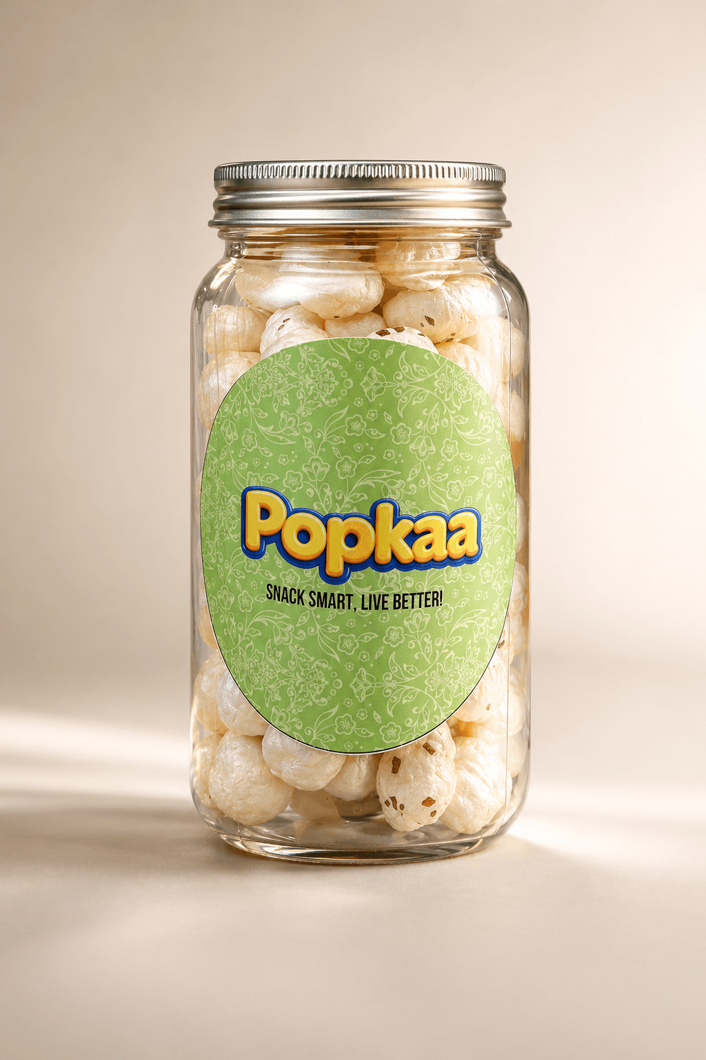 Raw Makhana packaging